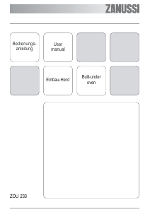 Bedienungsanleitung Zanussi ZOU233B Herd