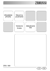 Návod Zanussi ZOU359FX Sporák