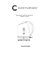 Bruksanvisning Centurion VE200 Vattenkokare