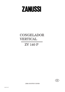 Manual de uso Zanussi ZV 140 P Congelador