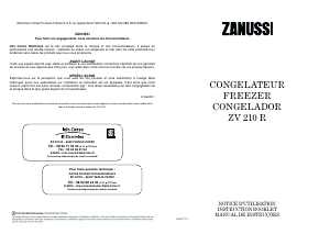 Manual Zanussi ZV 210 R Congelador