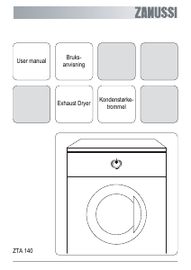 Manual Zanussi ZTA 140 TD Dryer
