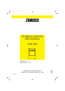 Manual Zanussi ZTB 220 Dryer