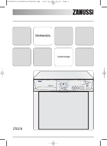 Handleiding Zanussi ZTE 278 Wasdroger