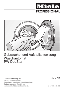 Bedienungsanleitung Miele PW 5062 LP D LW DuoStar Waschmaschine