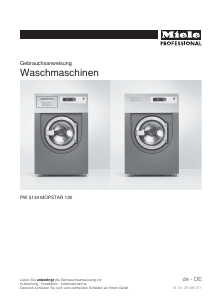 Bedienungsanleitung Miele PW 5134 MOPSTAR 130 WEK MF Waschmaschine