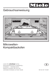 Bedienungsanleitung Miele H 177-1 MB Backofen