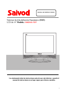 Manual de uso Saivod 198DIVX-TDT Televisor de LCD