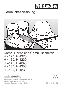 Bedienungsanleitung Miele H 4160 B-KAT Backofen