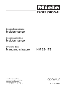 Bedienungsanleitung Miele HM 29-175 G Mangeln