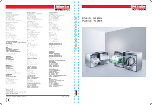 Εγχειρίδιο Miele PG 8166 AE Πλυντήριο πιάτων