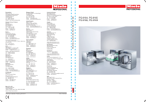 Manual Miele PG 8166 AE BASIC Dishwasher