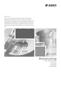 Bruksanvisning Asko RFN2283W Kyl-frys