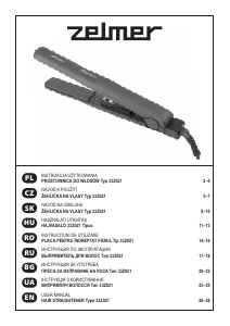 Manual Zelmer 33Z021 Aparat de îndreptat părul