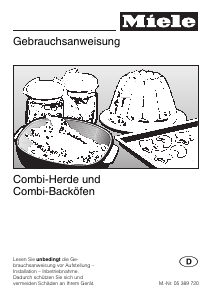 Bedienungsanleitung Miele H 316 B Herd
