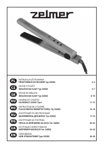 Manual Zelmer 33Z022 Aparat de îndreptat părul