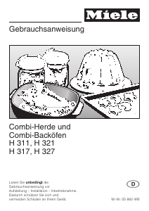 Bedienungsanleitung Miele H 311 E Herd