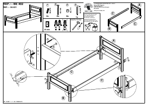 Handleiding Pericles Nice Bedframe