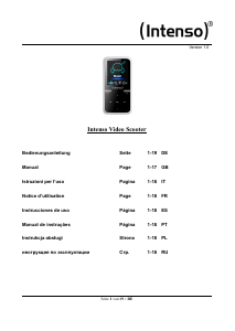 Manual de uso Intenso Video Scooter Reproductor de Mp3