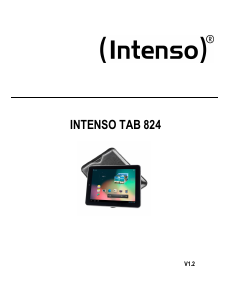 Manual Intenso TAB 824 Tablet