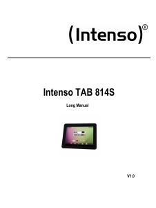 Mode d’emploi Intenso TAB 814S Tablette