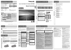 Mode d’emploi Panasonic CQ-C1021NW Autoradio