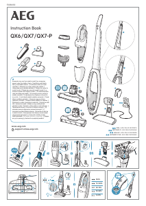 Mode d’emploi AEG QX6-1-44SW Aspirateur