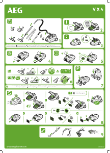 Mode d’emploi AEG VX4-1-PM-P Aspirateur