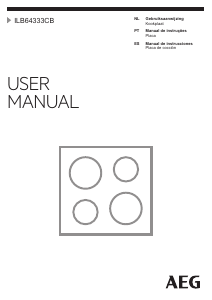 Manual de uso AEG ILB64333CB Placa