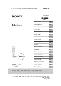Bedienungsanleitung Sony Bravia KE-65A8 OLED fernseher