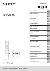 Manual Sony Bravia KD-65X80J Televisor LCD