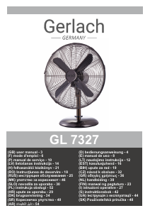 Kasutusjuhend Gerlach GL 7327 Ventilaator