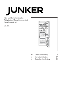 Bedienungsanleitung Junker JC67BBSF0 Kühl-gefrierkombination