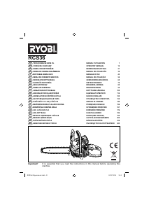 Bedienungsanleitung Ryobi RCS36 Kettensäge