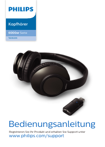 Bedienungsanleitung Philips TAH6206BK Kopfhörer