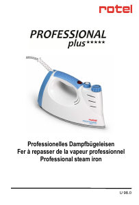 Bedienungsanleitung Rotel Professional plus Bügeleisen