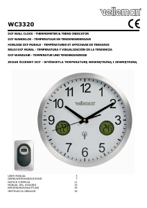 Manual Velleman WC3320 Clock