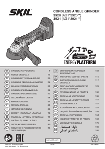 Manual Skil 3920 AB Angle Grinder