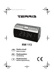 Mode d’emploi TERRIS RW 113 Radio-réveil