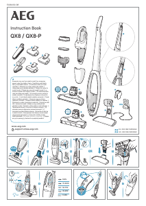 Manual de uso AEG QX8-2-PANI Aspirador