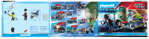 Handleiding Playmobil set 70572 Police Politiemotor achtervolging van de geldrover