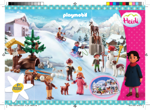 Manual Playmobil set 70261 Heidi Advent calendar