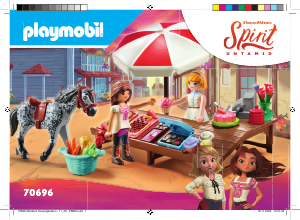 Руководство Playmobil set 70696 Spirit Кондитерская в мирадеро.