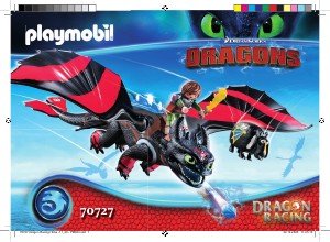 Bruksanvisning Playmobil set 70727 Dragons Dragon racing hicke och tandlöse