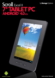 Handleiding Scroll Excel II Tablet