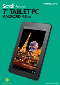 Handleiding Scroll Explore Tablet