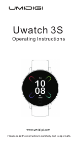 Manual Umidigi Uwatch 3S Smart Watch