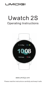 Manual de uso Umidigi Uwatch 2S Smartwatch