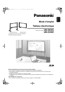 Mode d’emploi Panasonic UB-5838C Tableau blanc interactif