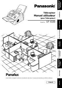 Mode d’emploi Panasonic UF-4100 Panafax Télécopieur